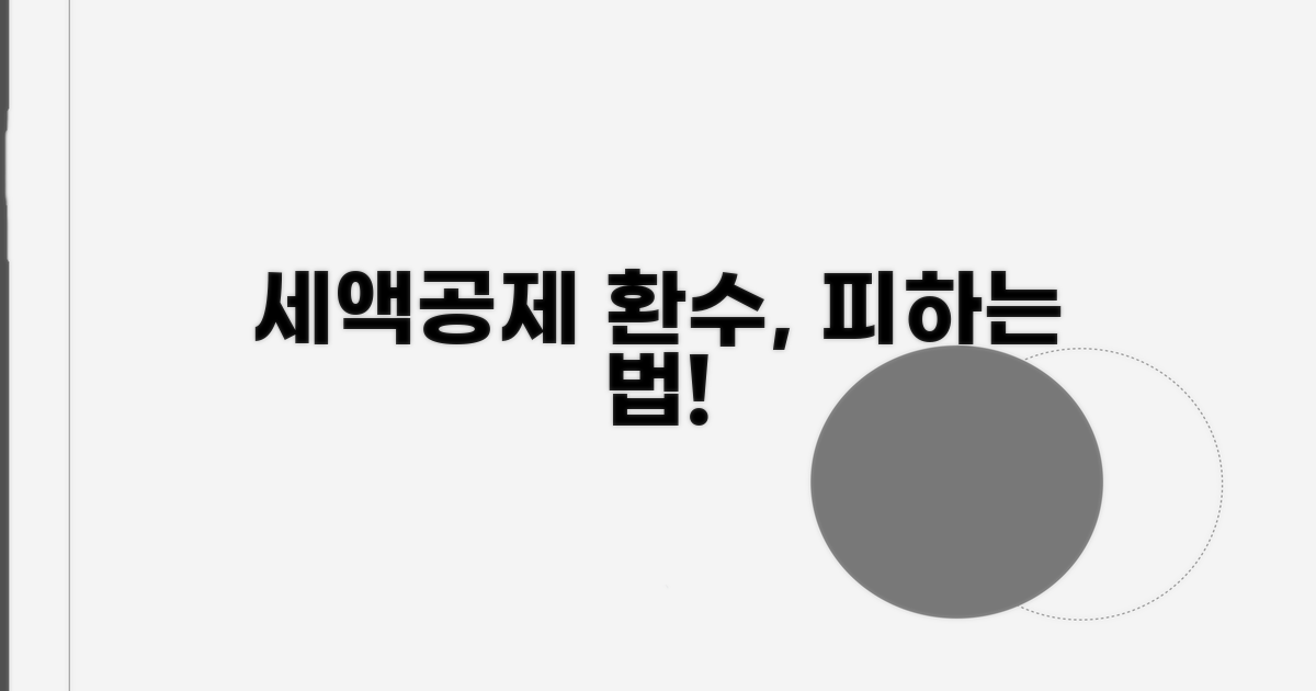 세액공제 환수, 피할 수 있을까?