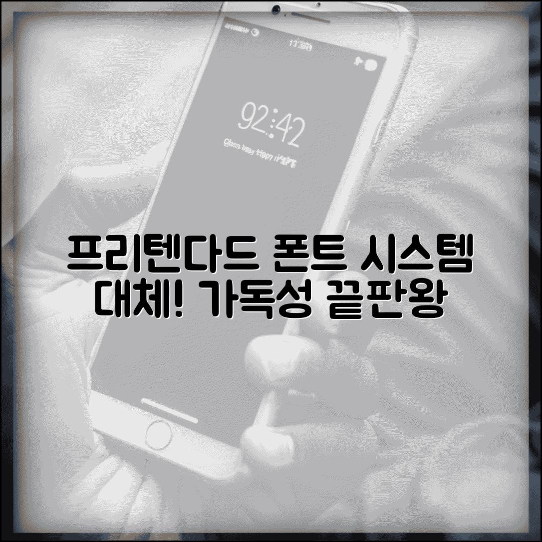 프리텐다드 폰트 다운로드 | Pretendard 폰트 | 시스템 폰트 대체 | 가독성 좋은 폰트