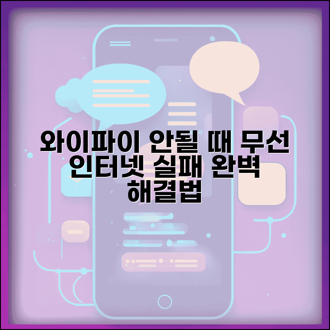 와이파이 연결이 안될때 | 무선 인터넷 접속 실패 완벽 해결