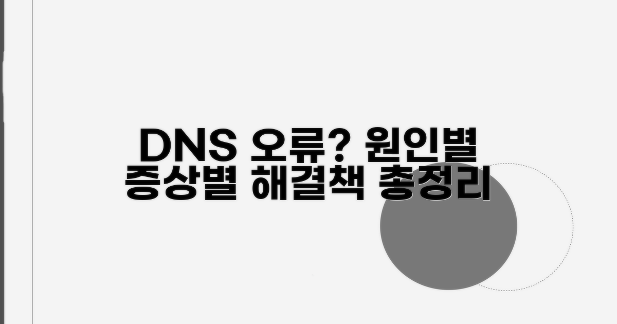 DNS 서버 오류 증상별 원인 파악