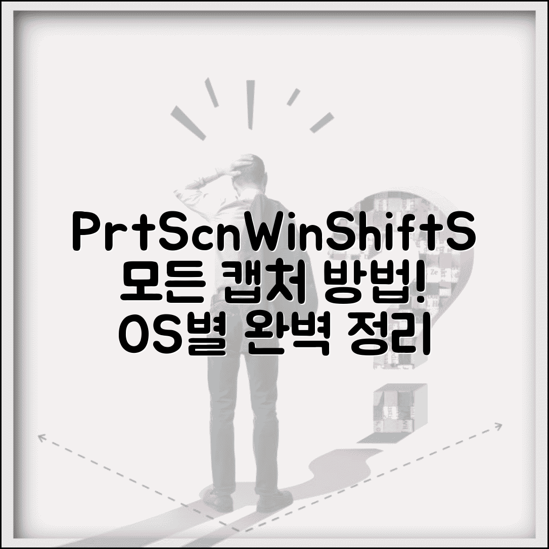 스크린샷 단축키 운영체제별 | PrtScn Win+Shift+S 모든 방법 정리