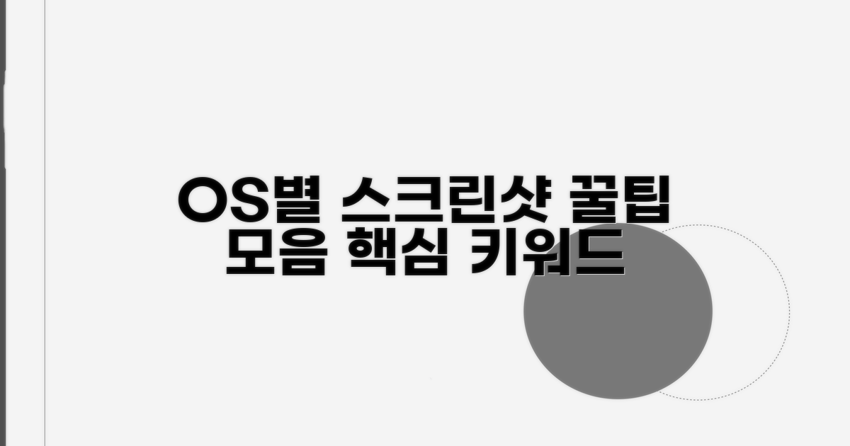 운영체제별 스크린샷 기능