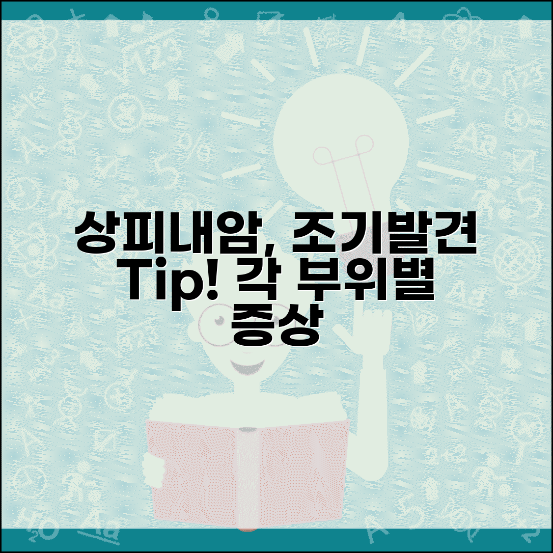 상피내암 증상 조기 발견법 | 각 부위별 초기 증상과 검진 방법