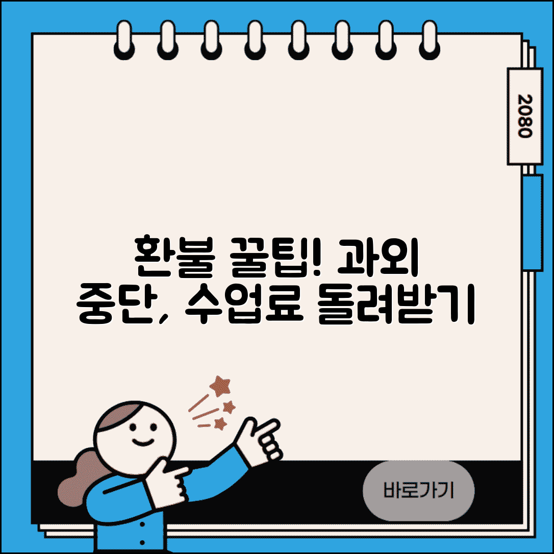 과외 수업료 환불 | 개인과외 중단시 수업료 환불 협상 방법