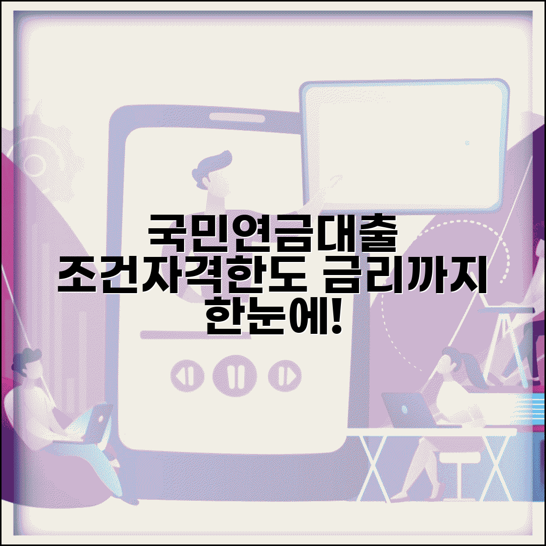 국민연금대출조건 자격 한도 금리 | 국민연금 대출 신청 완벽 가이드