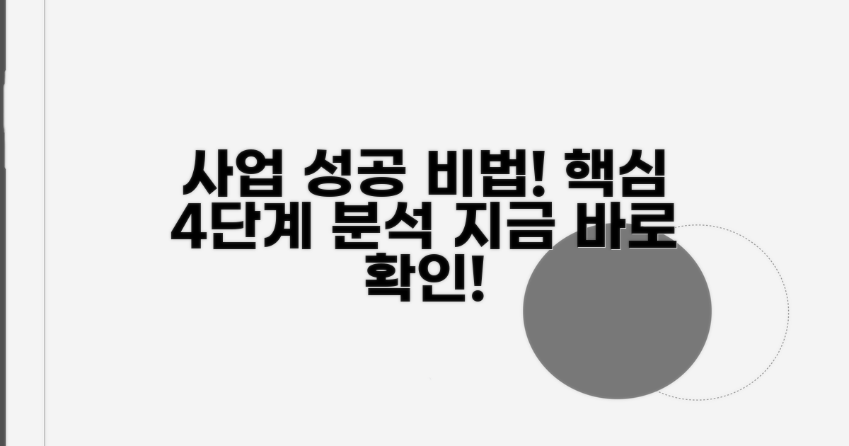 사업 추진 핵심 단계 완벽 분석