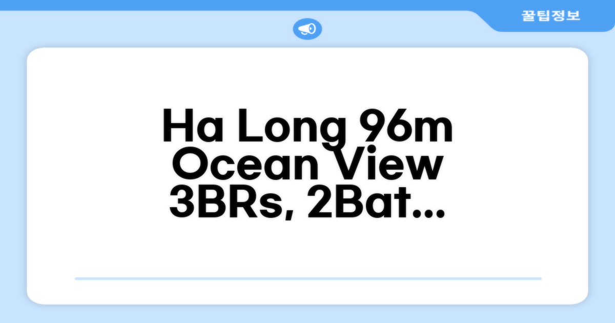 하롱의 아파트먼트 96m² 침실 3개 프라이빗 욕실 2개 Meraki 3 BRs Ocean View Ha Long homestay 총평