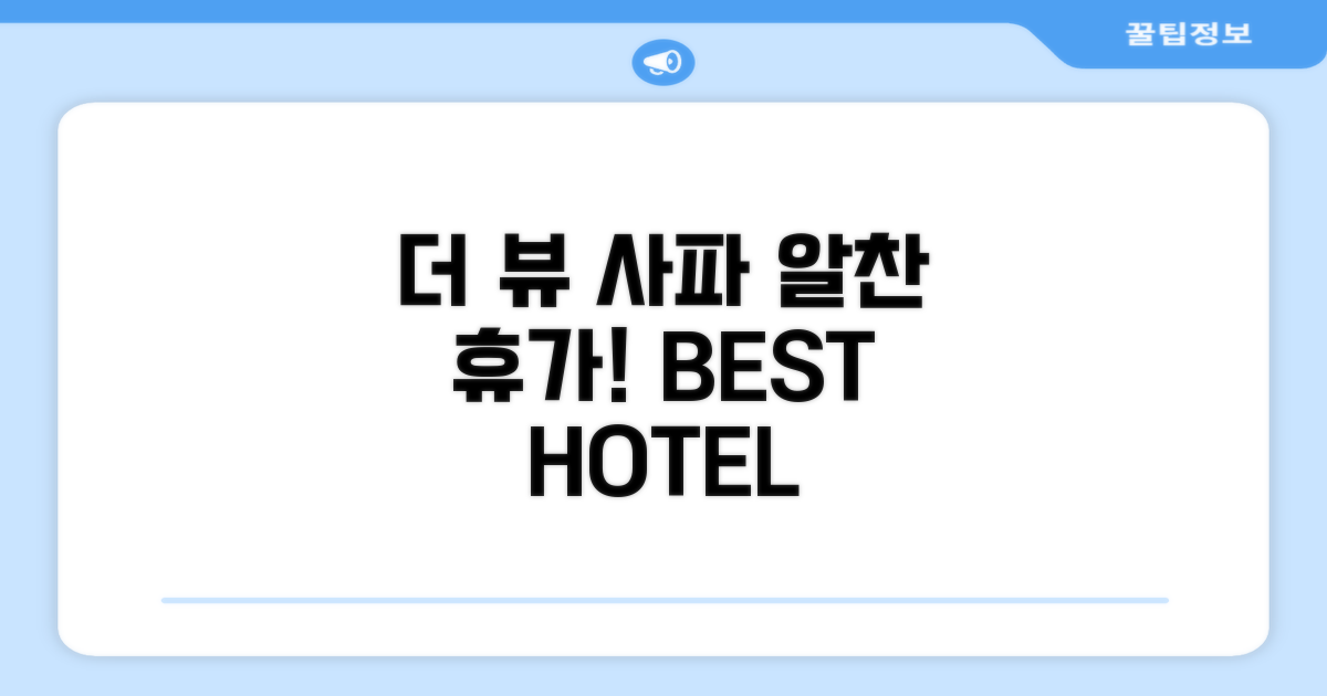 사파에서의 짧지만 알찬 휴가, 더 뷰 사파 호텔