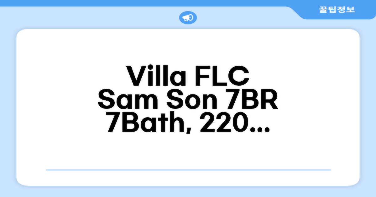 샘 손 비치의 빌라 220m² 침실 7개 프라이빗 욕실 7개 Villa FLC Sam Son - Song Dai Duong Villa 1 이용 후기