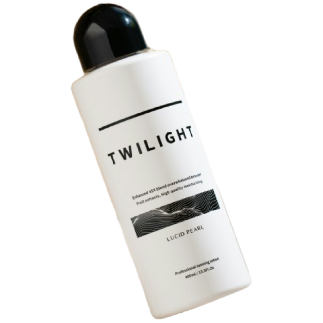 루시드펄 트와일라잇 45X 다크 브론져 태닝 로션 크림, 1개, 400ml 상세 이미지 1