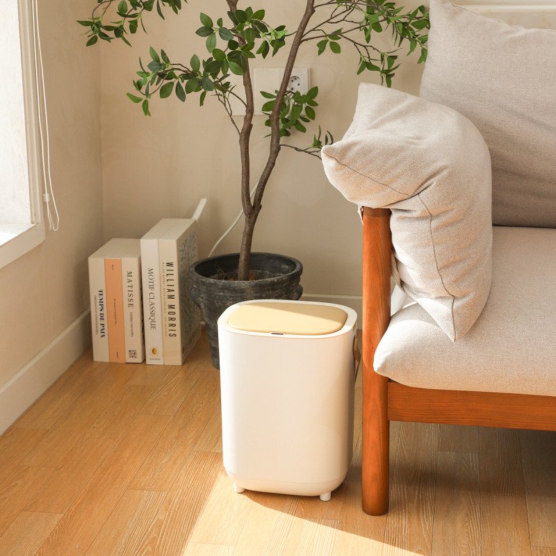 케어프린 핸즈프리 자동 센서 스마트 휴지통 16L, 1개 상세 이미지 1