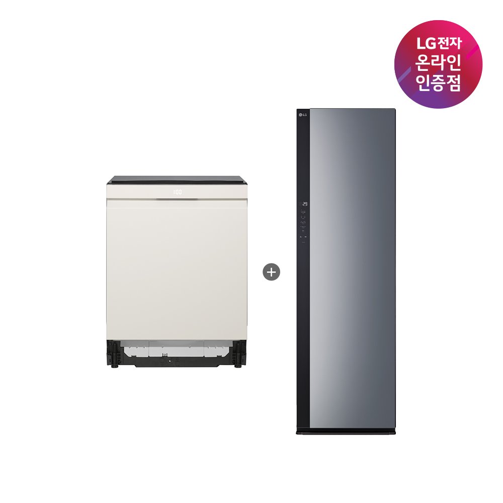 LG 디오스 오브제컬렉션 식기세척기 + LG 스타일러 (DUE6BGL1E + SC5GMR52) 상세 이미지 1