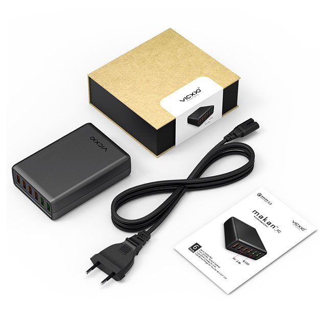 (마칸M2) 6포트 퀄컴 퀵차지 3.0 고속 멀티 충전기 상세 이미지 1