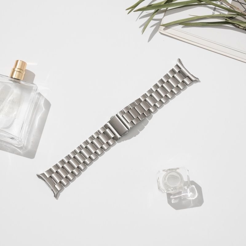 갤럭시워치8 클래식 메탈 스트랩 시계줄 교체 원클릭 밴드 40mm 44mm 46mm 호환 상세 이미지 2