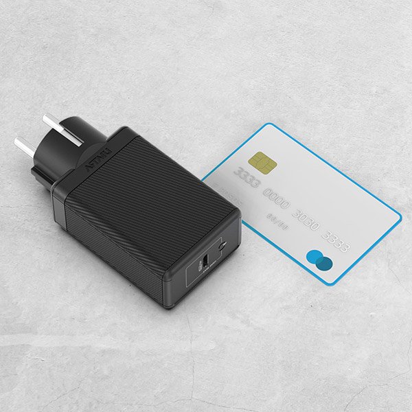 USB PD 100W PPS GaN 접지 초고속 충전기 GS510 블랙 상세 이미지 1