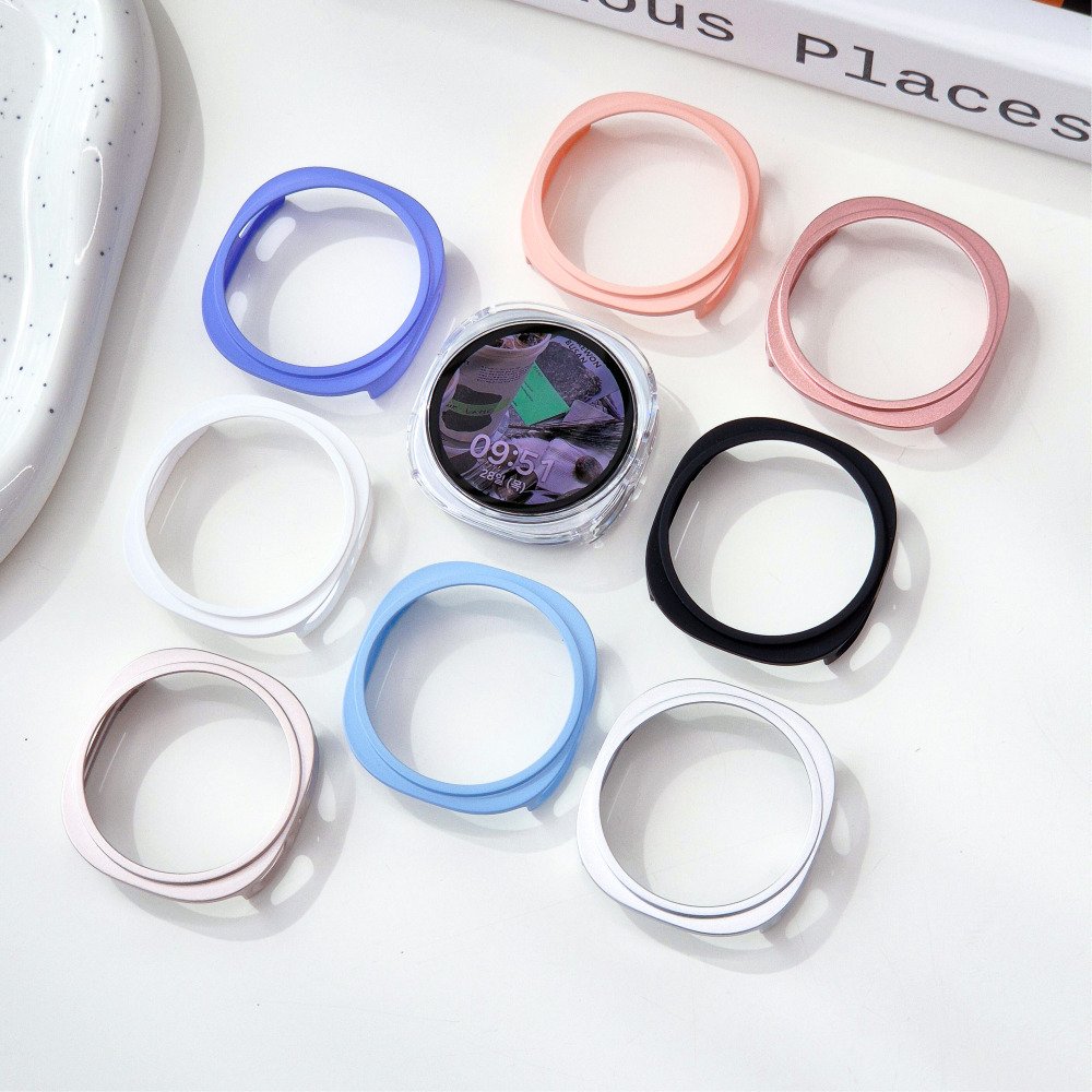 갤럭시워치8 케이스 풀커버 강화유리 액정보호 베젤링 상세 이미지 2