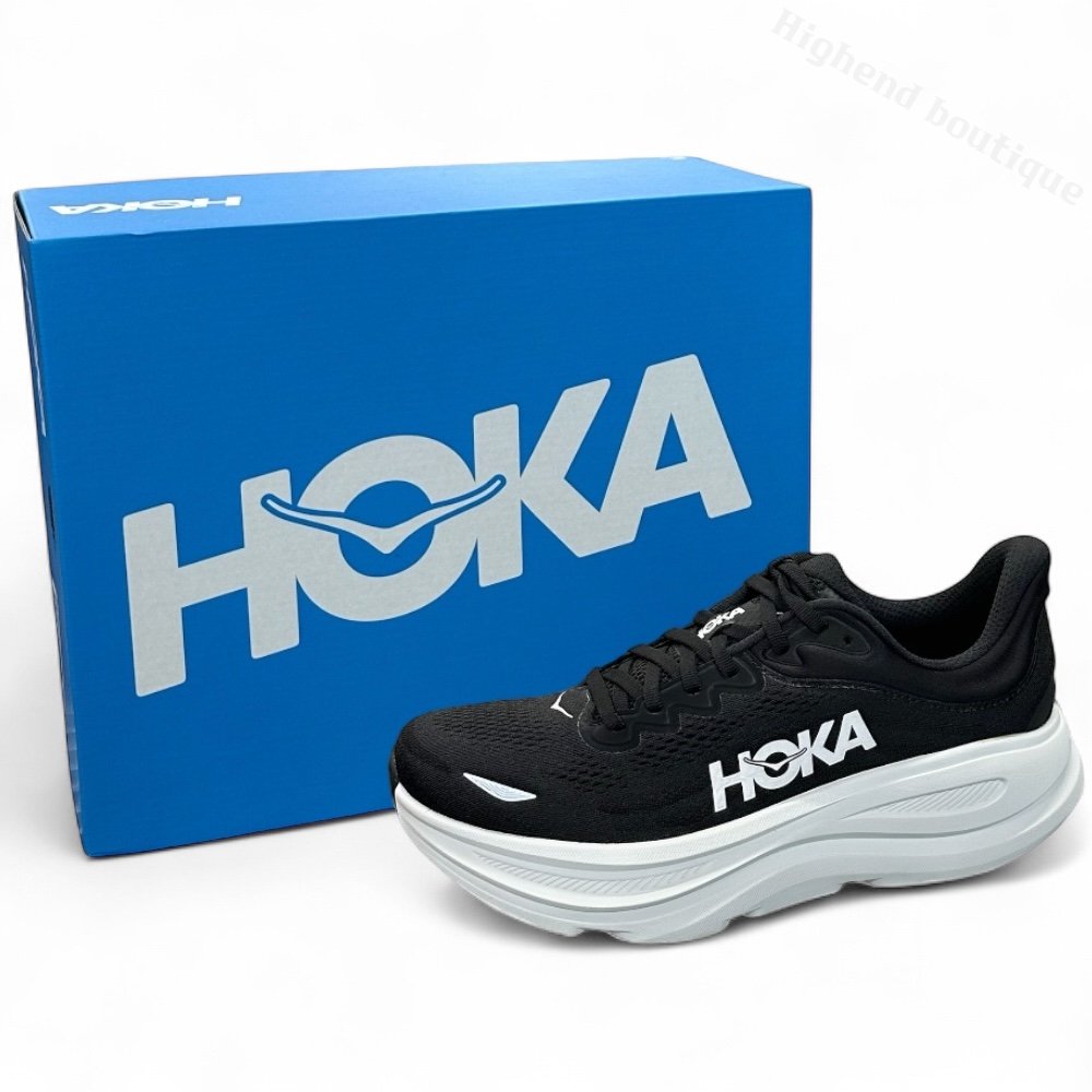 호카 본디 9 런닝화 운동화 블랙다크 화이트 상세 이미지 1