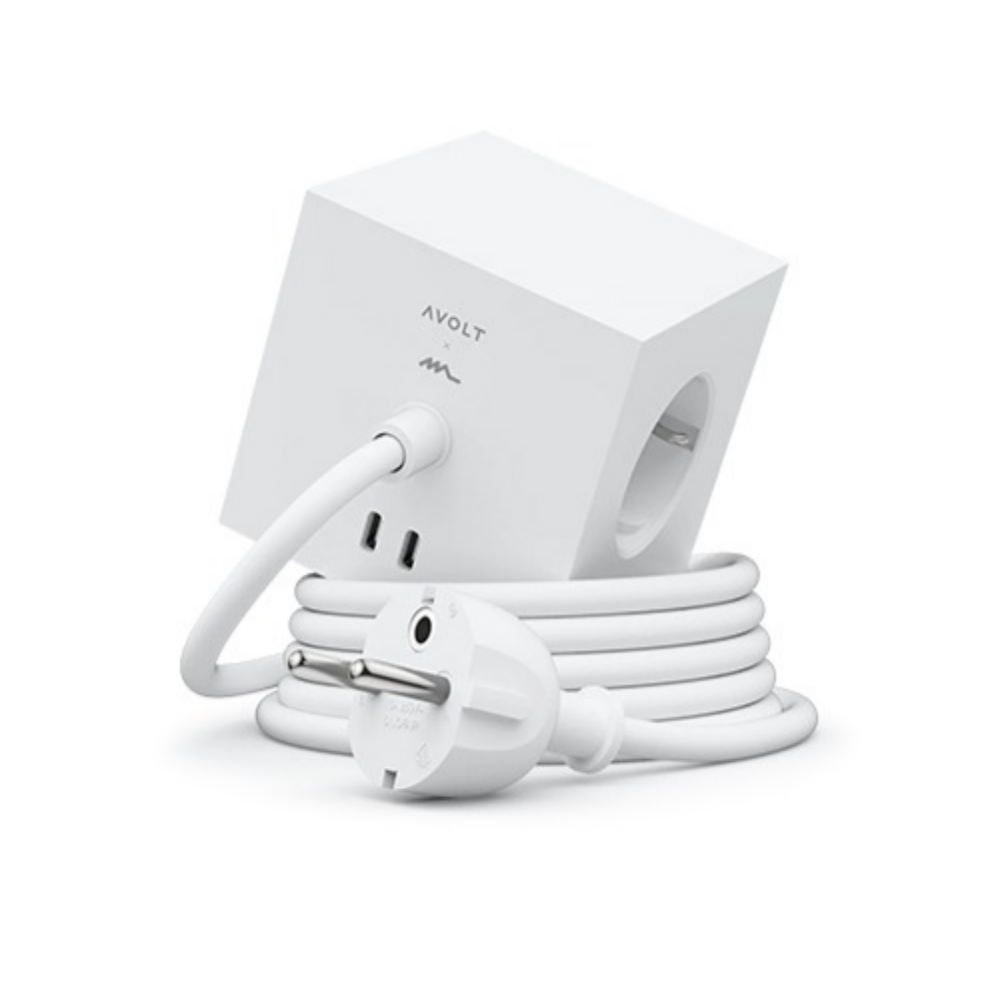 아볼트스퀘어1 큐브 고용량멀티탭 3구 C타입충전기 4000W 고전력콘센트 케이블형 상세 이미지 2