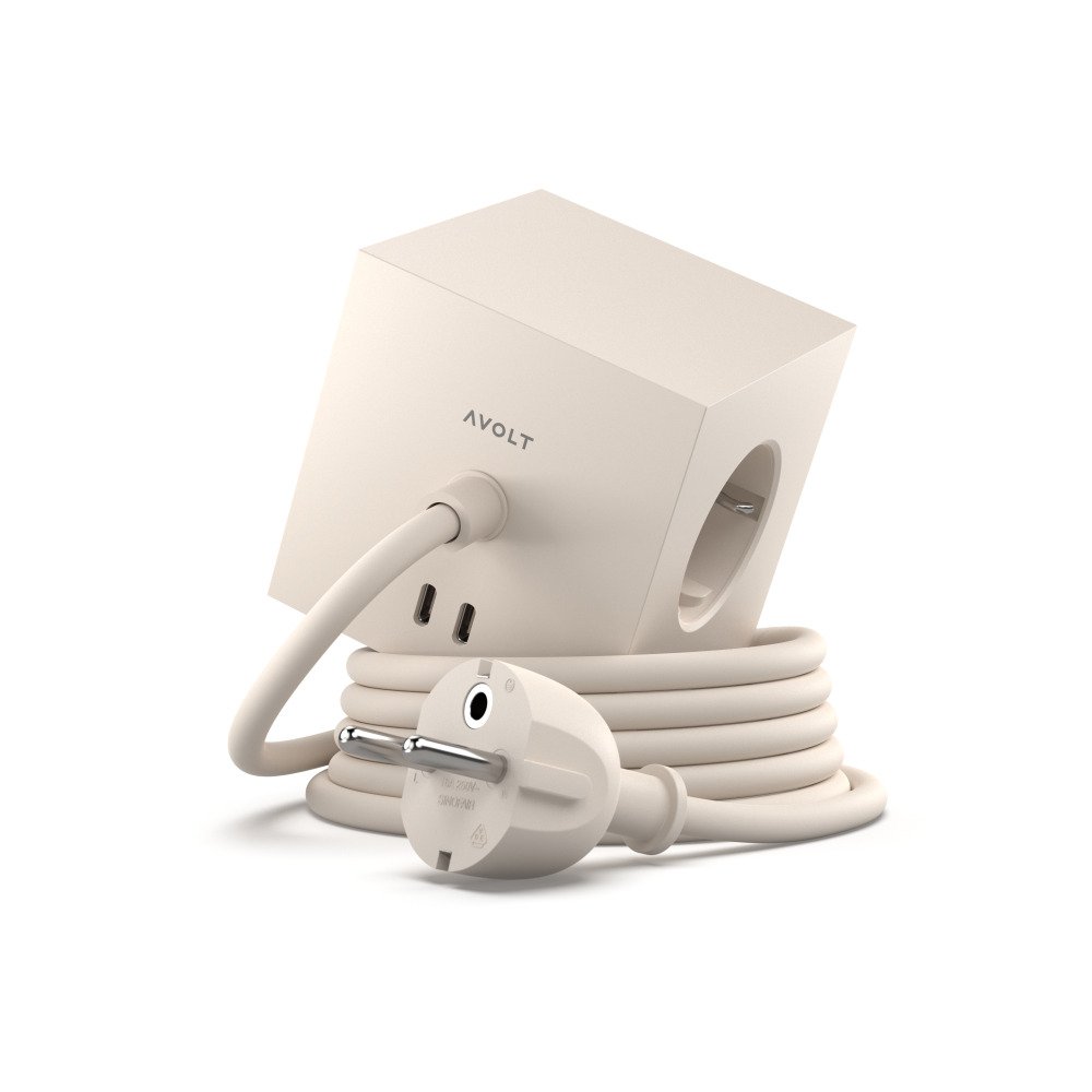 아볼트스퀘어1 큐브 고용량멀티탭 3구 C타입충전기 4000W 고전력콘센트 케이블형 상세 이미지 1