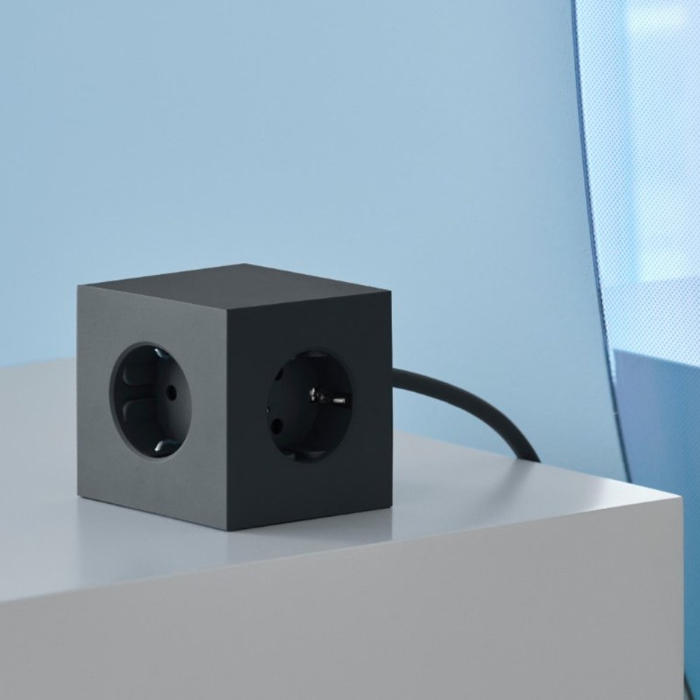 아볼트스퀘어1 큐브 고용량멀티탭 3구 C타입충전기 4000W 고전력콘센트 케이블형 상세 이미지 1