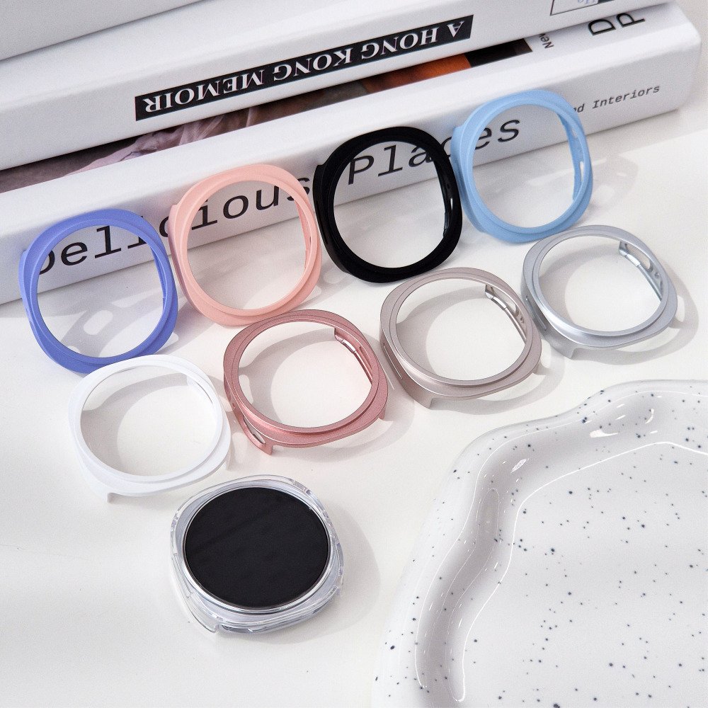 갤럭시워치8 케이스 풀커버 강화유리 액정보호 베젤링 상세 이미지 1