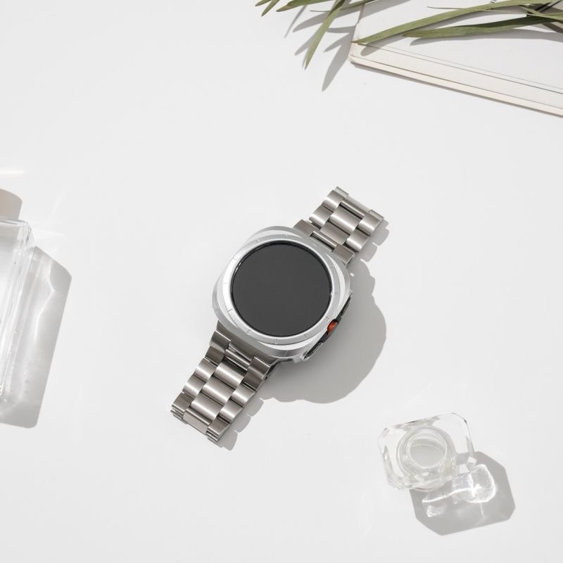 갤럭시워치8 클래식 메탈 스트랩 시계줄 교체 원클릭 밴드 40mm 44mm 46mm 호환 상세 이미지 2