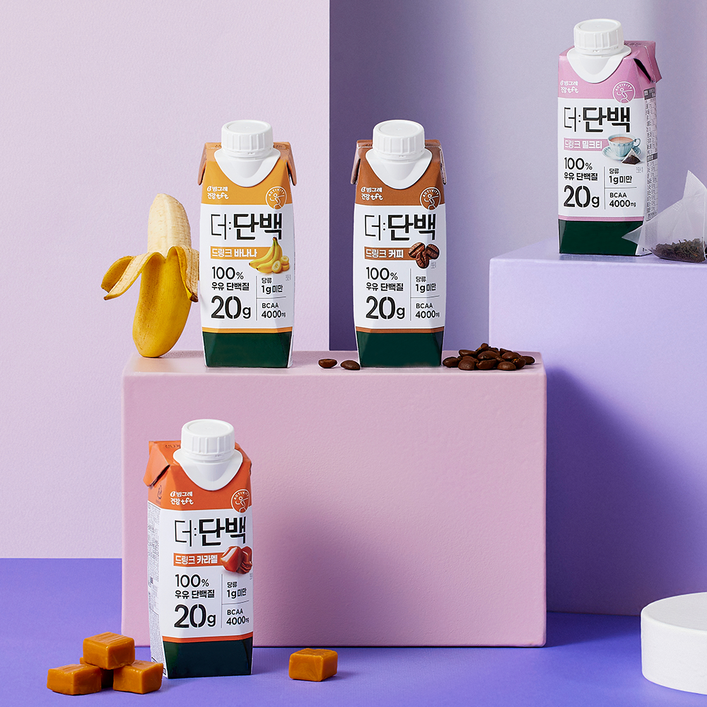빙그레 더단백 250ml 6종 혼합 18개 단백질 음료 상세 이미지 1