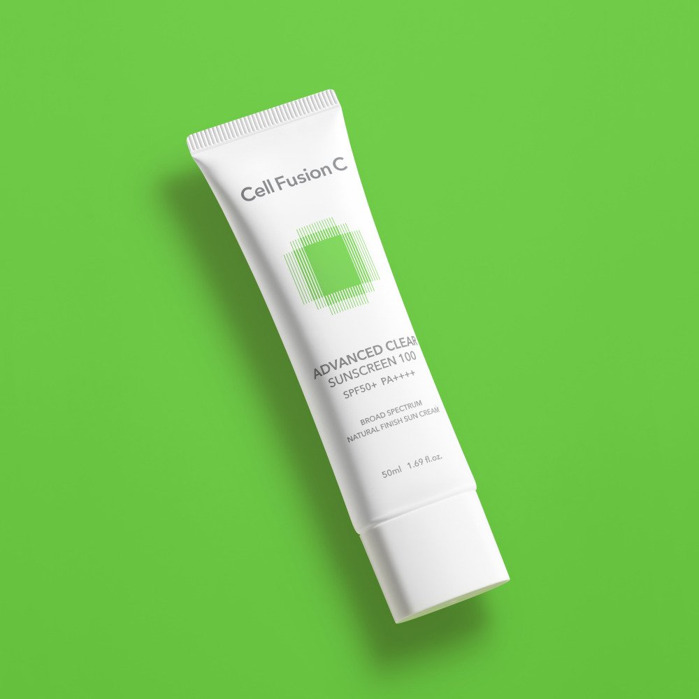 셀퓨전씨 어드밴스드 클리어 썬스크린 50ml+50ml / 데일리 수부지 프라이머 모공 요철 커버 베이스 선크림 상세 이미지 1