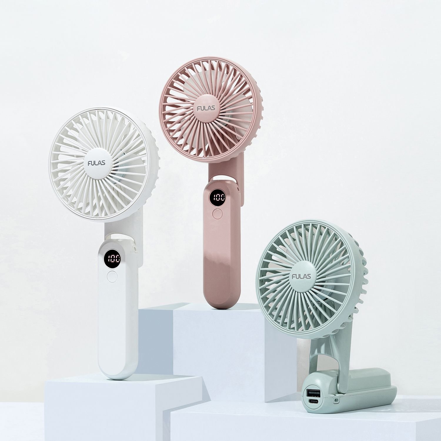 풀라스 5단 휴대용 선풍기 폴더블 대용량 FL-PF4000 상세 이미지 1