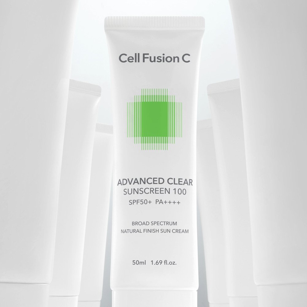 셀퓨전씨 어드밴스드 클리어 썬스크린 50ml+50ml / 데일리 수부지 프라이머 모공 요철 커버 베이스 선크림 상세 이미지 2