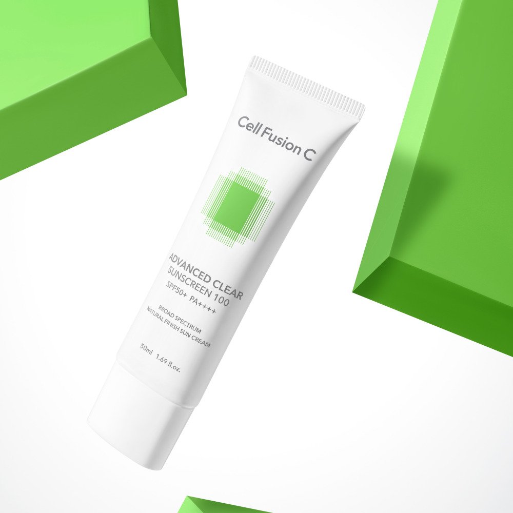 셀퓨전씨 어드밴스드 클리어 썬스크린 50ml+50ml / 데일리 수부지 프라이머 모공 요철 커버 베이스 선크림 상세 이미지 1